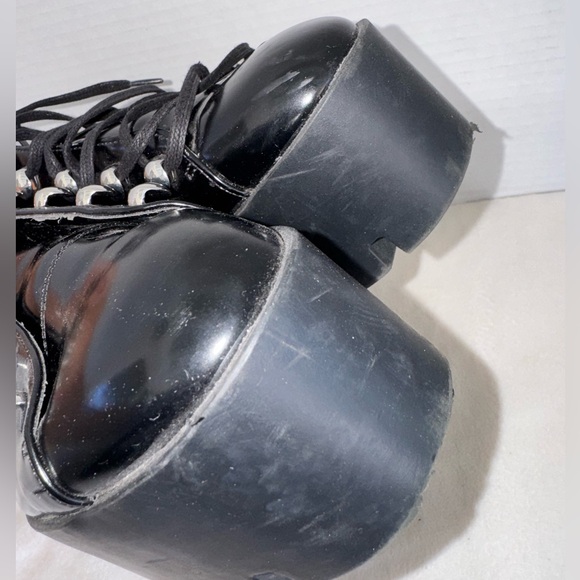 Zara Trafaluc Black Platform Shoes Womens Y2K Chunky Women’s Shoes Size 37-READ - Picture 10 of 13